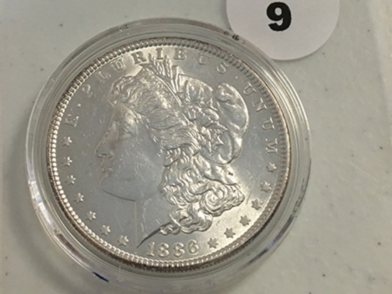 1886 Morgan Dollar, BU