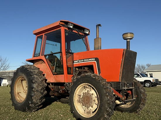 1982 AC 6060 4WD Cab Tractor 3.3L, 4cyl diesel, 8 spd trans, 540 PTO, 2 Hyd outlets