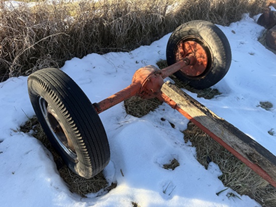 6 Bolt Truck Axle w/ Drawl Bar