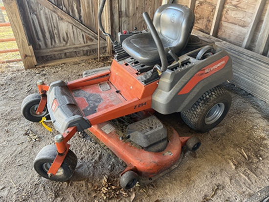 Husqvarna Z254 Zero Turn Mower,54 in. Cut, Kawasaki Engine, 565 Hours