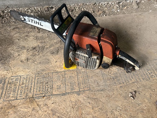 Stihl 038AV, Handle Broke, Unknown Condition