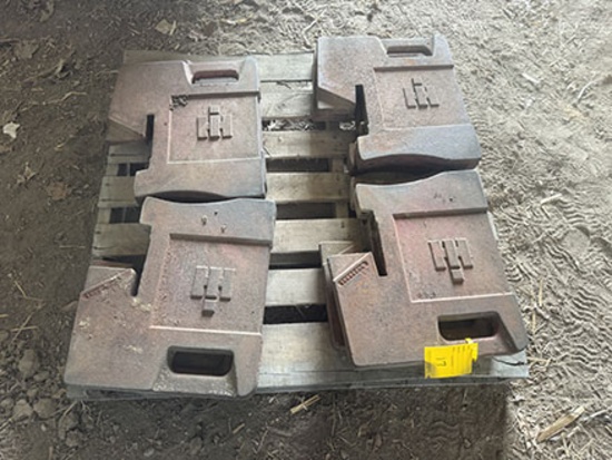 (8 X $) IH Suitcase Weights (IH666686)