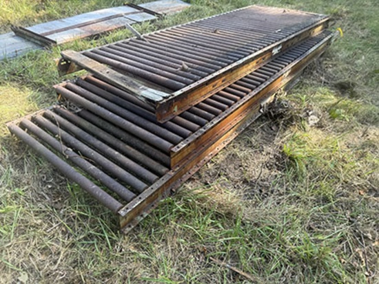 (3) 10 ft. X 3 ft. Mathews Conveyors