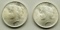 2-1923 PEACE DOLLARS