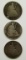 3-SEATED HALF DOLALRS: 1847-O, 1854-O, 1871