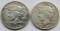 1935 & 1935-S PEACE DOLLARS