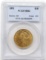 1891 P $10 GOLD LIBERTY PCGS MS62