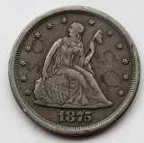 1875-S TWENTY CENT PIECE