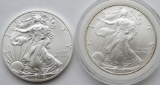 2000 & 2015 AMERICAN SILVER EAGLES