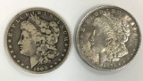 1921 & 1900-O MORGAN SILVER DOLLARS