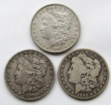 1892-O, 1903, 1896-S MORGAN DOLLARS