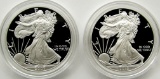 2008 & 2012 PROOF AMERICAN SILVER EAGLES