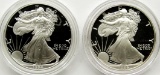 1986 &  1994 AMERICAN SILVER EAGLES