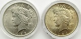 1923 & 1924 PEACE DOLLARS