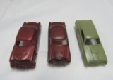 VINTAGE MOLDED CARS (2) F&F MOLD & DIE CO