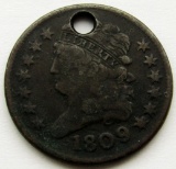 1809 CLASSIC HEAD HALF CENT GOOD