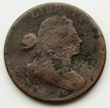 DRAPED BUST LARGE CENT AG