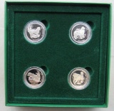 1997 CANADA'S BEST FRINEDS 4 COIN STERLING PROOFS