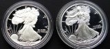 1986 & 1997 PROOF AM SILVER EAGLES