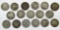 BARBER QUARTER LOT OF 17 COINS