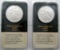 1999 & 2000 AMERICAN SILVER EAGLES