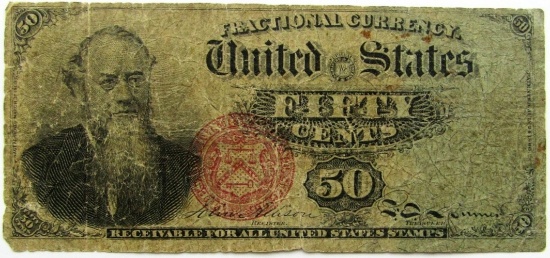 US FRACTIONAL CURRENCY 50 CENTS