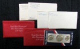 2-1976 3pc SILVER MINT SETS; 2-1970,