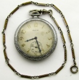 1925 ELGIN POCKET WATCH. RUNS FINE!