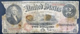 1874 $2 TWO DOLLAR LEGAL TENDER