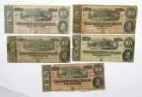 5-1864 $10 RICHMOND CONFEDERATE NOTES