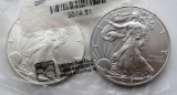 2007 & 2015 AMERICAN SILVER EAGLES