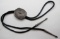 STERLING SILVER BOLO TIE MARKED 