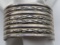 THICK STERLING ANTIQUE CUFF