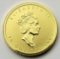 2001 1/4 OZ. GOLD MAPLE LEAF HOLOGRAM COIN