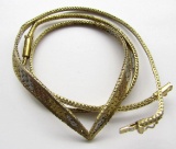 STUNNING GOLD FILLED STERLING NECKLACE