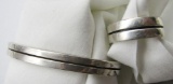 MENS/WOMENS STERLING CUFF & RING