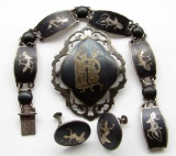 SIAM MADE ORIENTAL STERLING LOT: