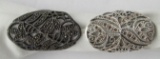2-DETAILED ANTIQUE STERLING RINGS