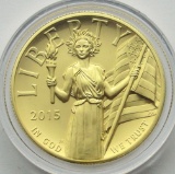 2015 $100 AMERICAN LIBERTY HIGH RELIEF