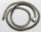 LARGE STERLING SILVER NECKLACE