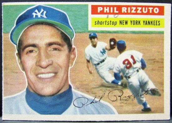 1956 TOPPS #113 PHIL RIZZUTO EX