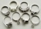 LOT OF 8 STERLING SILVER RINGS ALL WITH