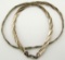 16 INCHER ITALY STERLING BRAIDED NECKLACE/CHAIN