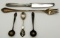 ANTIQUE STERLING SILVERWARE: (1)KNIFE, (1)