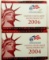 2004 & 2006 U.S. MINT SILVER PROOF SET