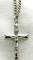 STERLING SILVER CRUCIFIX NECKLACE