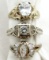 STERLING SILVER RING LOT OF 3