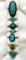 7- TURQUOISE STERLING SILVER RINGS
