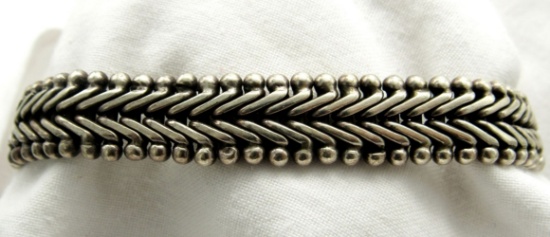 MENS UNIQUE STERLING SILVER BRACELETTE