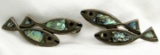 TEXCO FISH CLIP ON EARRINGS (MATCHES LOT 64)